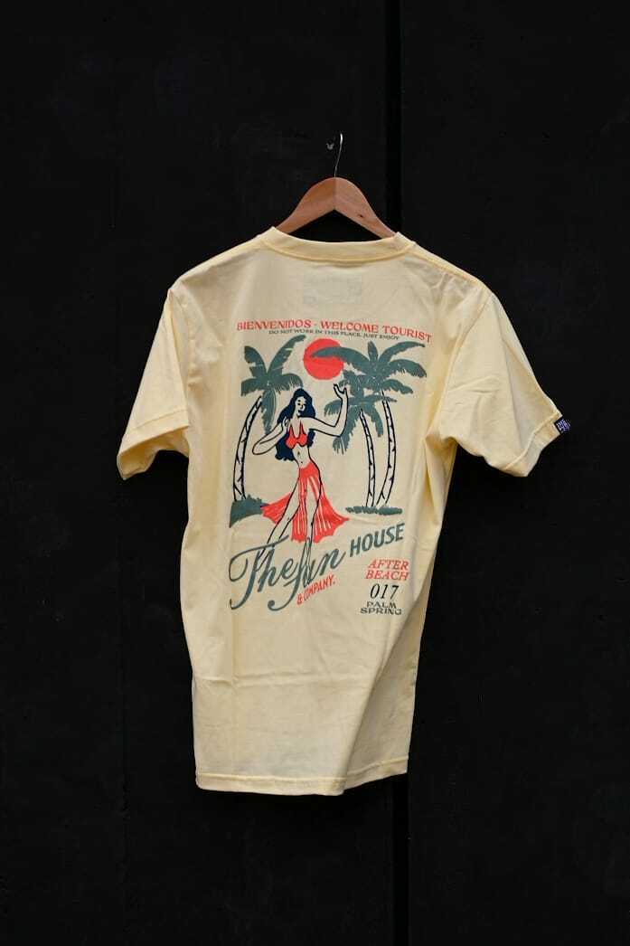 Remera hawaii - the sun co. - amarilla amarillo pastel S