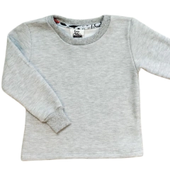 BUZO RUSTICO GRIS MELANGE - comprar online