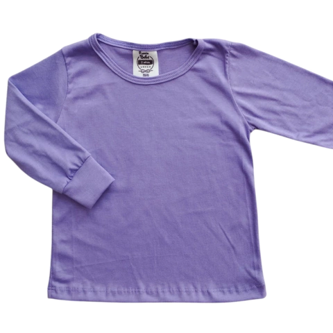 REMERA MANGAS LARGAS MALVA - comprar online