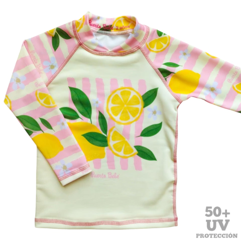 REMERA LEMON CON PROTECCION UV+50 - comprar online