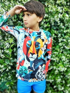 CONJUNTO KING y NARANJA CON PROTECCION UV+50 - comprar online