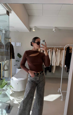 JEAN WIDE LEG GREY en internet