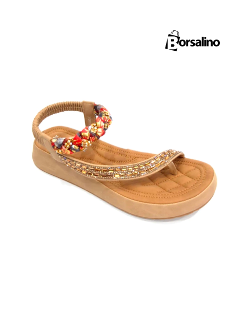 SANDALIA TIRA BRILLO CHOCOLATE - comprar online