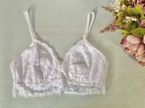 Corpiño Lactancia Isabella Blanco - comprar online