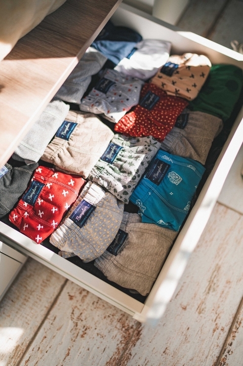 Boxer Kids Gris Melange