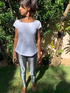 Manga curta overloque - malha