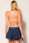 Top strappy bra tule - modelo bruna - comprar online