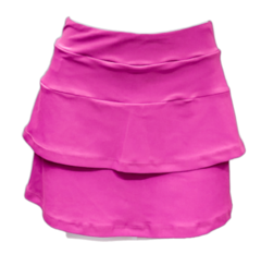 Shorts saia babado - lycra