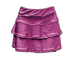 Shorts saia babado - lycra - Fit Couture 