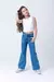 Calça Wide Leg Jeans Young na internet