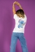 Tshirt Branca Lilo E Stitch Estampa nas Costas - Moda Infantil I Baby, Kids e Teen I Pepe & Sofia