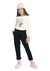 Blusa Manga Longa Mini Boss Iced Mocha Off White Boca Grande - comprar online