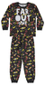 Pijama Longo Far Out Space Brilha no Escuro Preto Boca Grande