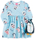 Vestido e Bolsinha Pinguim Azul Kamylus - comprar online