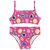 Biquíni Alça Dry Fit UV50+ Pink Corações Kamylus