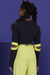 Blusa Cropped Love Preta com Recortes Vazados em Cotton Amarelo Lilimoon na internet