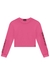 Blusa Boxy Replying em Meia Malha Rosa Vic.Vicky