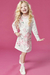 Vestido Happy Bears em Termoskin Branco e Rosa Kukiê - comprar online