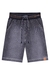 Bermuda em Malha Denim Luc.Boo