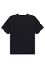 Camiseta em Meia Malha Preta Johnny Fox