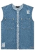 Vestido em Malha Elastic Rosa e Colete em Jeans Arkansas Vic.Vicky - Moda Infantil I Baby, Kids e Teen I Pepe & Sofia