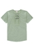 Camisa em Malha Textura com Cordão Verde Claro Luc.Boo