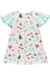 Vestido em Neo Fresh Natal Ursos Verde Claro e Vermelho Kukiê na internet