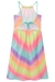 Vestido Maxi Midi em Malha Wave Colorido Vic.Vicky