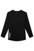 Camiseta em Meia Malha Preta Johnny Fox