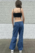 Imagem do Top Cropped em Soft Line Preto Brilho Strass Vic.Vicky Hype