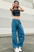 Top Cropped em Soft Line Preto Brilho Strass Vic.Vicky Hype - Moda Infantil I Baby, Kids e Teen I Pepe & Sofia