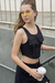 Top Cropped em Sarja Girassol com Elastano Bolso e Zíper Preto Vic.Vicky Hype - Moda Infantil I Baby, Kids e Teen I Pepe & Sofia
