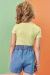 Blusa em Canelado Verde Kukiê na internet