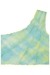 Blusa Cropped em Tule e Top em Malha Uv Dry Azul e Verde Neon Vic.Vicky - comprar online