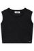 Blusa Cropped em Soft Line Preto Kukiê