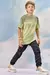 Calça Jogger em Sarja Melange com Elastano Super Power Preta Johnny Fox - Moda Infantil I Baby, Kids e Teen I Pepe & Sofia