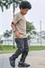 Calça Jogger em Sarja Melange com Elastano Super Power Preta Johnny Fox - loja online