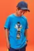 Camiseta em Meia Malha Azul Favorito Johnny Fox - comprar online