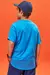 Camiseta em Meia Malha Azul Favorito Johnny Fox - Moda Infantil I Baby, Kids e Teen I Pepe & Sofia