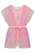 Conjunto de Maiô em Malha com Proteção UV50+ e Saída de Praia em Tule Sereia Rosa Kukiê - Moda Infantil I Baby, Kids e Teen I Pepe & Sofia