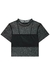 Trio de Blusa Cropped em Tule Top e Shorts Saia em Alfaiataria Element Preto Lilimoon - loja online