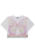 Blusa Boxy em Meia Malha Borboleta Candy Colors Branca Kukiê - comprar online