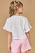 Blusa Boxy em Meia Malha Branca Brilho Kukiê na internet