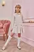 Meia 3/4 Renda Off White Infanti Infantil Menina - comprar online