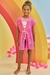 Saída de Praia em Malha Tricot Rosa Pink Kukiê na internet