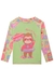 Conjunto de Blusa e Calcinha em Malha com Proteção UV 50+ Beach Time Verde Kukiê na internet