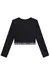 Blusa Cropped em Canelado Liz Preta Vic.Vicky Teen Menina - Moda Infantil I Baby, Kids e Teen I Pepe & Sofia