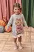 Vestido em Malha Comfy Esquilo Bege Claro Kukiê Bebê Menina - comprar online