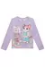 Blusa em Cotton Gato Lilás Infanti Infantil Menina - comprar online