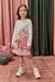 Vestido em Malha Fresh Lhama Off. Acompanha Bolsa Pelo Teddy Kukiê Infantil Menina - comprar online